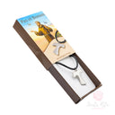 Collana Tau San Francesco Acciaio Inox ✨ Ciondolo Francescano Pax et Bonum con Cordino