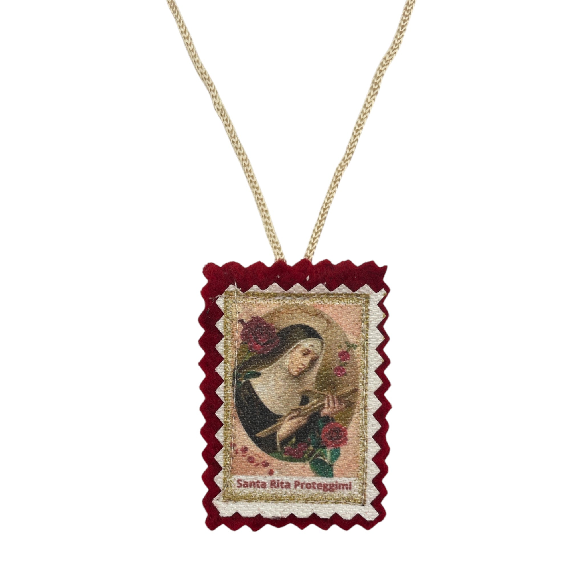 Collana Santa Rita cotone