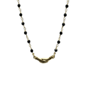 Collana Devozionale Santa Rita Argento 925 - Fede Nuziale con Cristalli