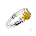 Fede di Santa Rita Oro Bianco e Giallo 18 kt