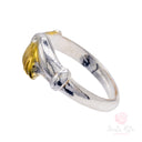 Fede di Santa Rita Oro Bianco e Giallo 18 kt