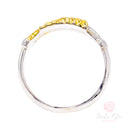 Fede di Santa Rita Oro Bianco e Giallo 18 kt