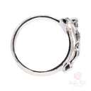 Anello Croce con Cristo in Argento 925