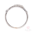 Fede Santa Rita Diamantata Oro Bianco 750 18kt