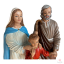 Statua Sacra Famiglia 29cm in Resina Decorata a Mano – Maestro Cassetta