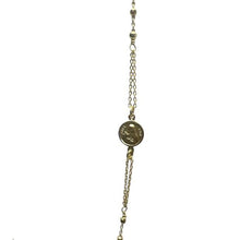 Bracciale con Fede e medaglia Santa Rita in Argento 925 placcato
