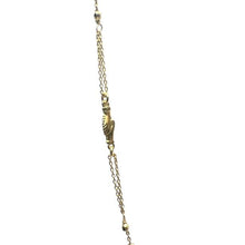 Bracciale con Fede e medaglia Santa Rita in Argento 925 placcato