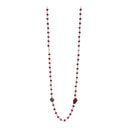 Rosario Santa Rita girocollo mezzo cristallo con Rosa Rosso