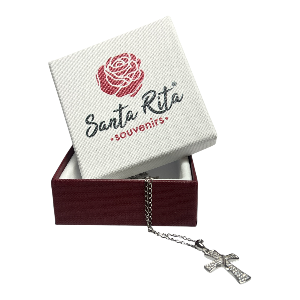 Collana croce con zirconi Argento 925