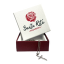 Collana in argento 925 con croce e strass