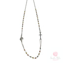 Rosario Argento 925 Crociera Santa Rita Croce 50cm