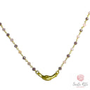 Collana Fede di Santa Rita Argento 925 Rosa