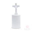 Lumino Elettrico Santa Rita con Croce Luminosa - Luce Votiva LED