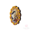 Calamita Santa Rita Fiore in Legno di Ulivo