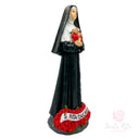 Statua Santa Rita Resina Rose e Scritta
