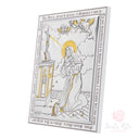 Quadro Santa Rita in Argento 999 PVD Ave Maria 12x15cm