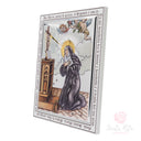 Quadro Santa Rita in bilaminato smaltato
