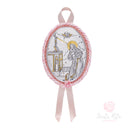 Sopraculla Santa Rita in bilaminato rosa carillon