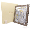 Quadro Santa Rita con placca argento o smaltato