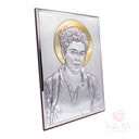Quadro Carlo Acutis legno bilaminato oro
