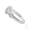 Fede Santa Rita da Cascia in Oro Bianco 750 18kt