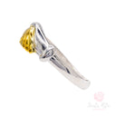 Fede di Santa Rita Argento 925 bicolore- pesante