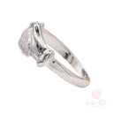 Fede di Santa Rita Argento 925 diamantata-pesante