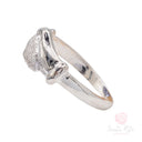 Fede Santa Rita da Cascia Diamantata Oro Bianco 18kt