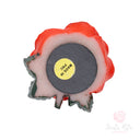 Calamita Rosa rossa Santa Rita in resina