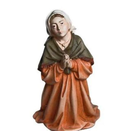 Statua Santa Bernadette in resina cm 9.5