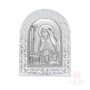Quadretto Santa Rita Plexiglas Argento 999 PVD 6x8cm