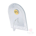 Quadretto Santa Rita Plexiglas Argento 999 PVD 6x8cm