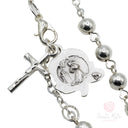 Bracciale Santa Rita metallo Argentato