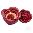 Rosa di Santa Rita Profumata - Candela Artigianale Cera Soia