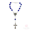 Decina Rosario Grani Mezzo Cristallo Apribile Blu