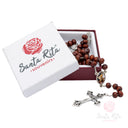 Rosario Santa Rita Gloria rosa metallo e legno scorrevole Marrone chiaro