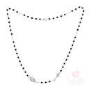 Set Bracciale e Collana Santa Rita con Grani Cristallo Nero e Medaglia