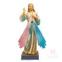 Statua Gesù Misericordioso Resina ✨ Divina Misericordia Dipinta a Mano