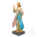 Statua Gesù Misericordioso Resina ✨ Divina Misericordia Dipinta a Mano