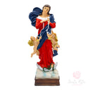Statua Madonna che Scioglie i Nodi Resina 20cm