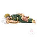 Statua San Giuseppe Dormiente Resina 20cm ✨ San Giuseppe che Riposa Dipinta a Mano