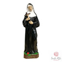 Statua di Santa Rita da Cascia in PVC dipinto a mano