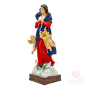 Statua Madonna che Scioglie i Nodi Resina 20cm