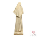 Statua di Santa Rita in resina effetto invecchiato 13 cm