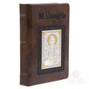 Vangelo in Pelle con Lamina Argento Artigianale Made in Italy