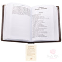 Vangelo in Pelle con Lamina Argento Artigianale Made in Italy