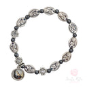 Bracciale Santa Rita elastico grano zama