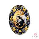 Calamita Santa Rita da Cascia Decoro Vietrese 7x5,8cm