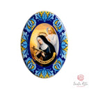 Calamita Santa Rita da Cascia Decoro Vietrese 7x5,8cm