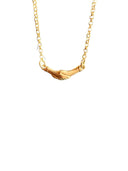 Collana Fede Santa Rita Argento 925 Bagno Oro